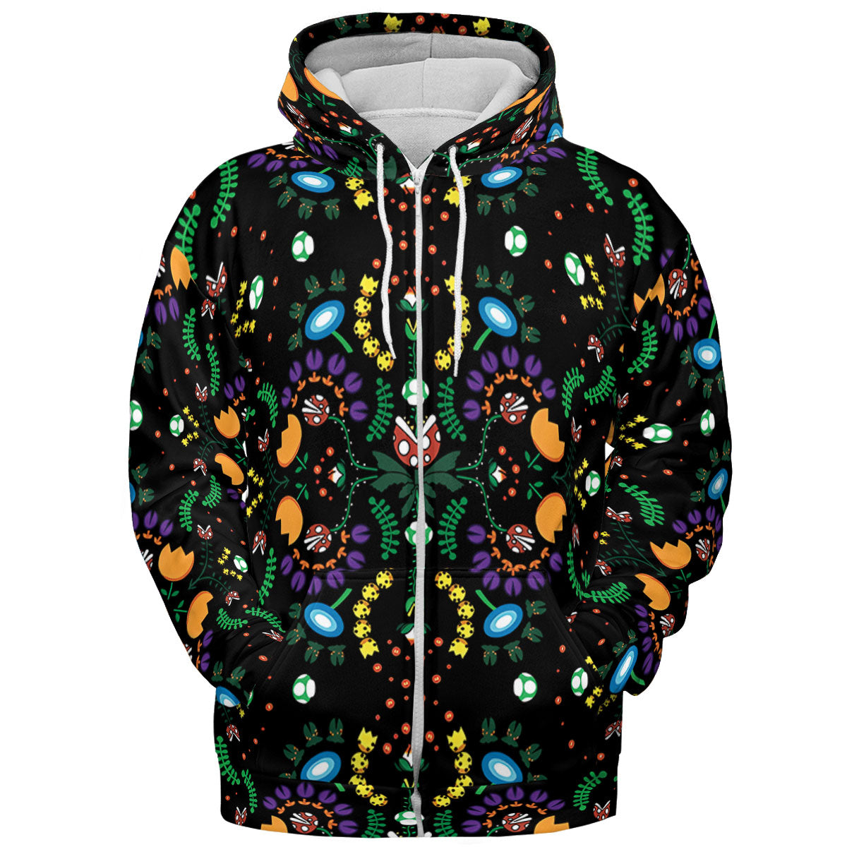 Mario Bros Piranha Plant All-over Print Hoodie