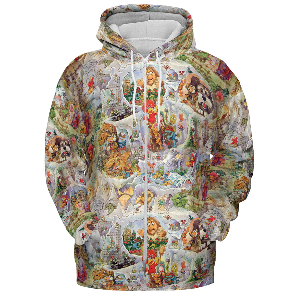 Fraggle Rock Journey Jim Henson All-over Print Hoodie