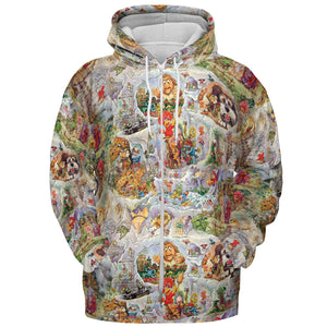 Fraggle Rock Journey Jim Henson All-over Print Hoodie