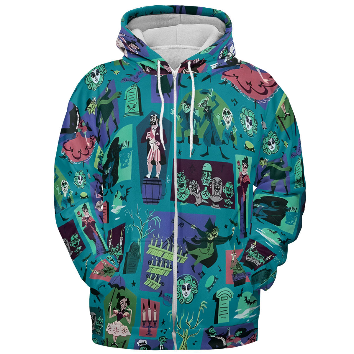 Haunted Chic Haunted Mansion All-over Print Hoodie