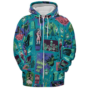 Haunted Chic Haunted Mansion All-over Print Hoodie
