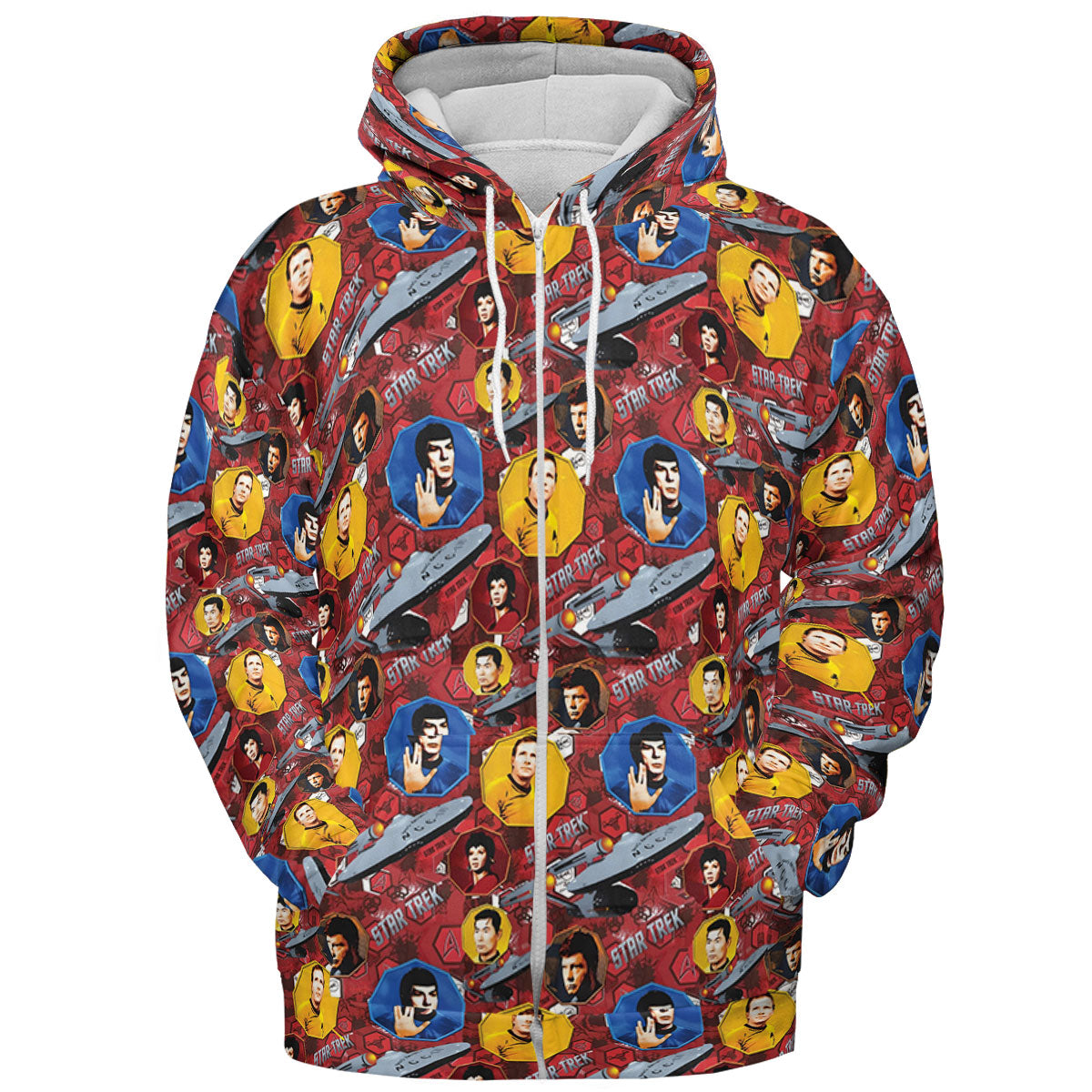 Boldly Star Trek All-over Print Hoodie