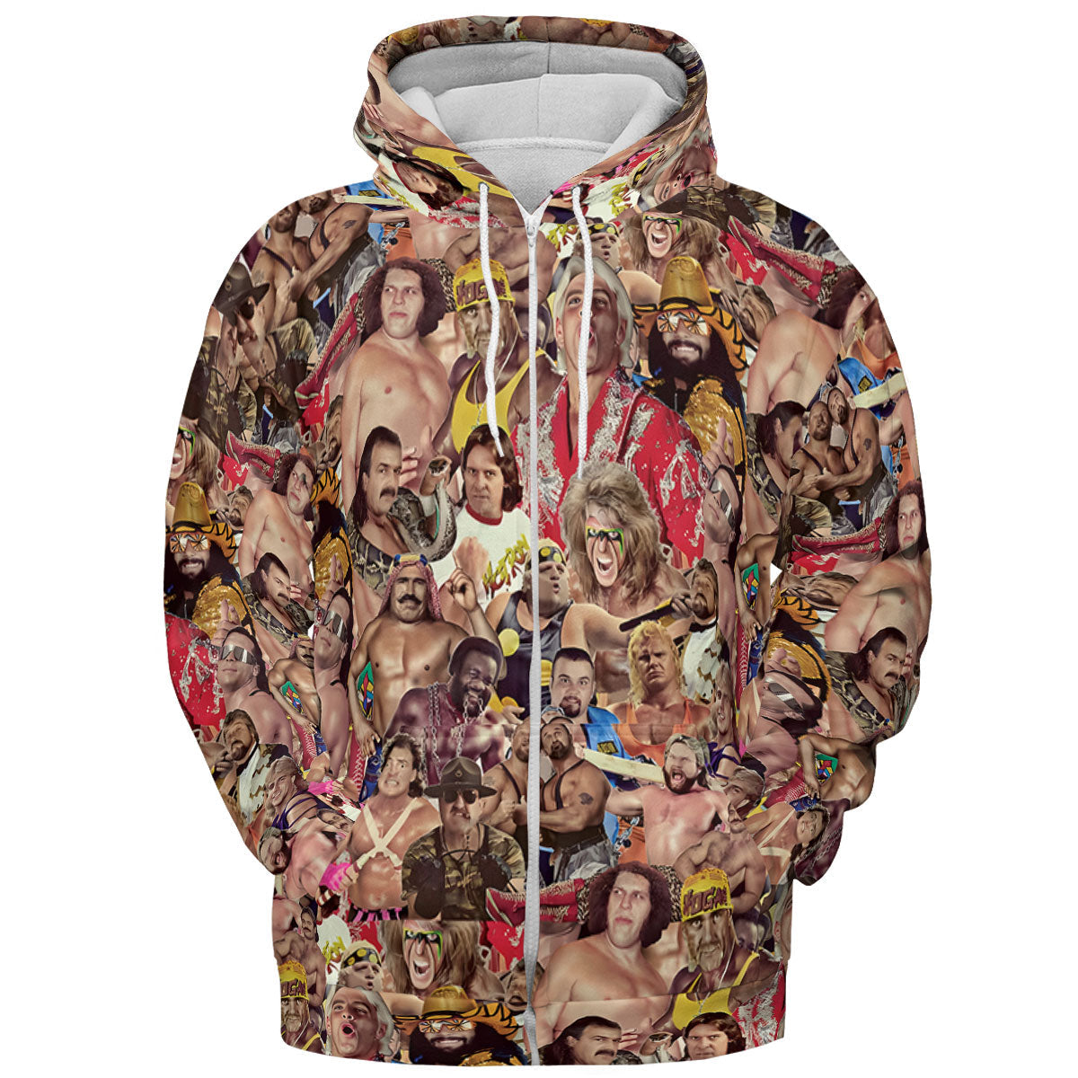 Pro Wrestlers All-over Print Hoodie