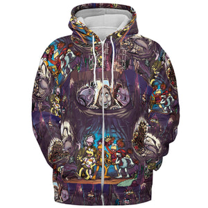 It's All Connected Fraggle Rock All-over Print Hoodie