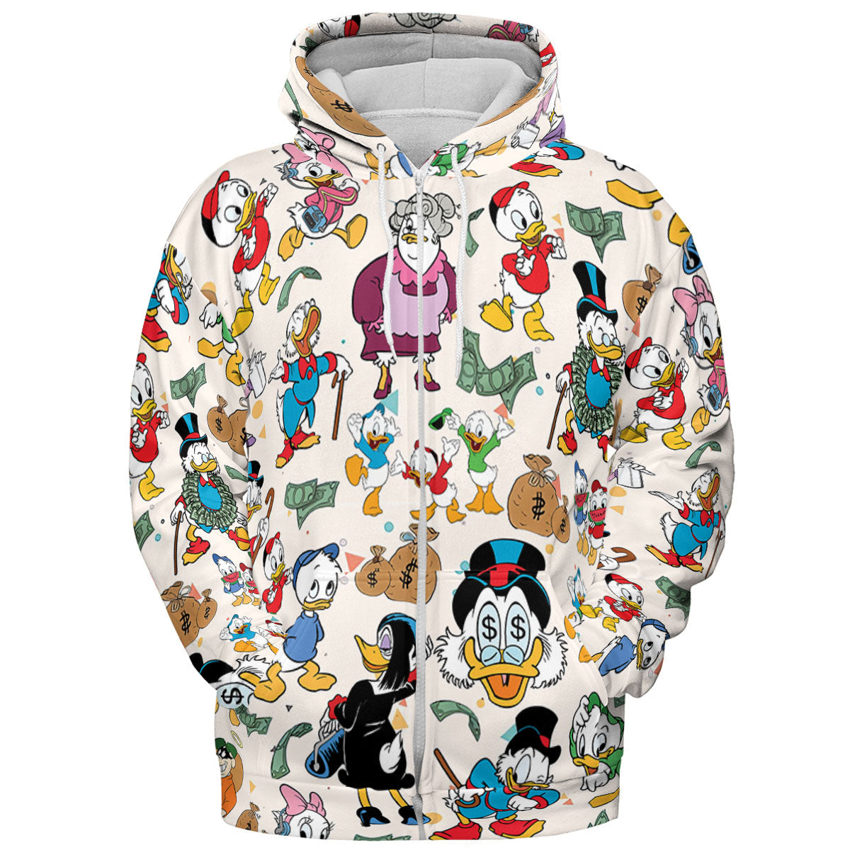 Donald Huey Dewey Ducktales All-over Print Hoodie