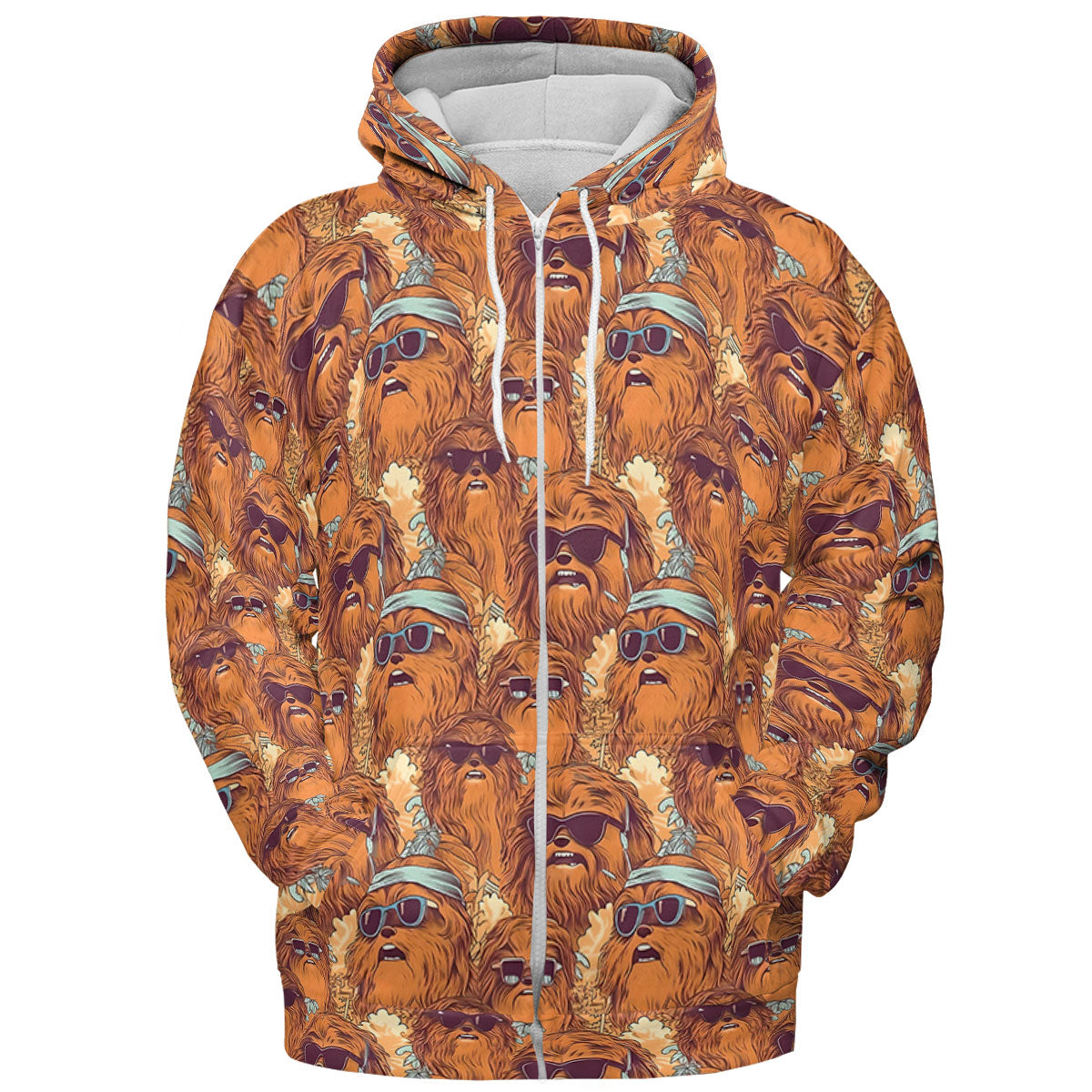 Retro Chewy Summer Vibes All-over Print Hoodie