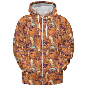 Retro Chewy Summer Vibes All-over Print Hoodie