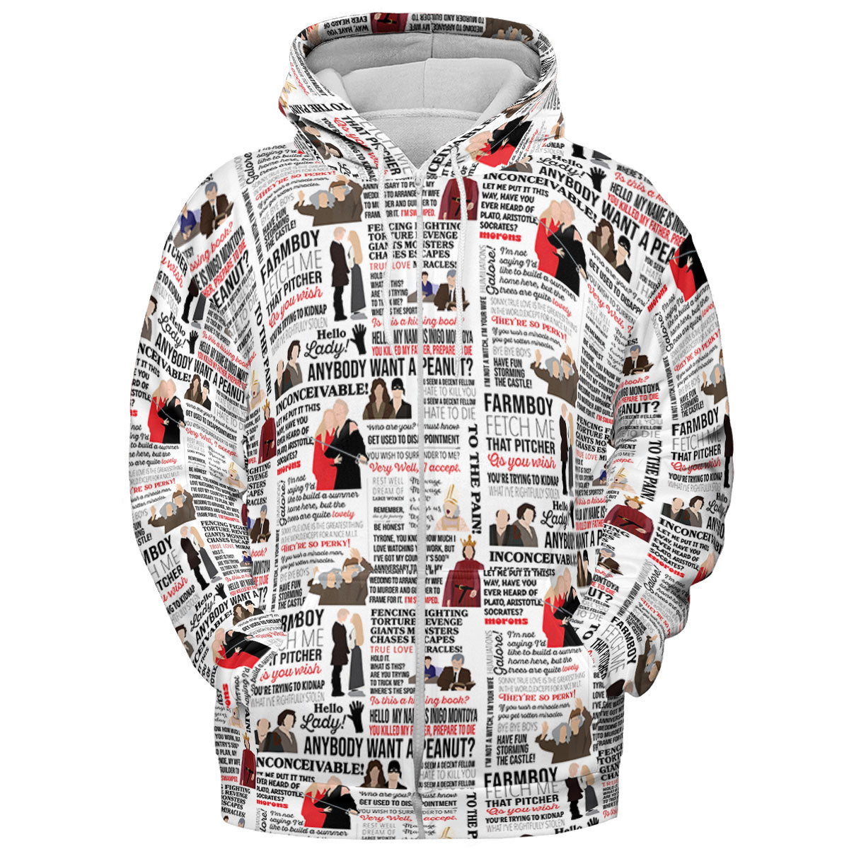 Inconceivable Quotes All-over Print Hoodie