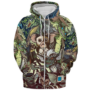 Tropical Gremlins All-over Print Hoodie