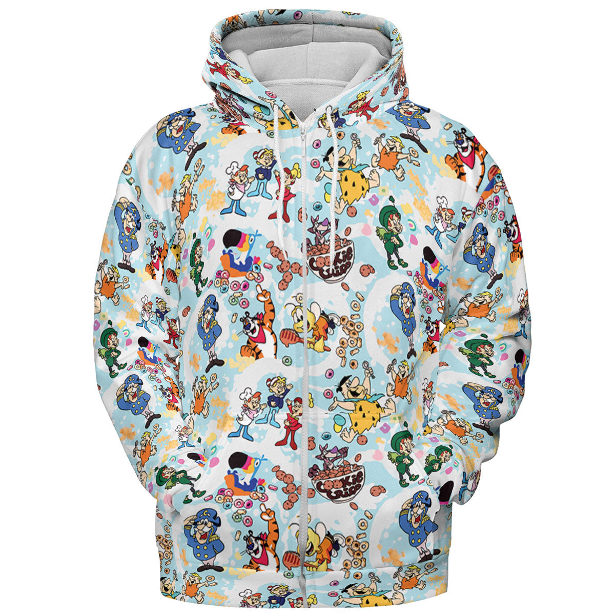 Cereal Favs Large Scale All-over Print Hoodie