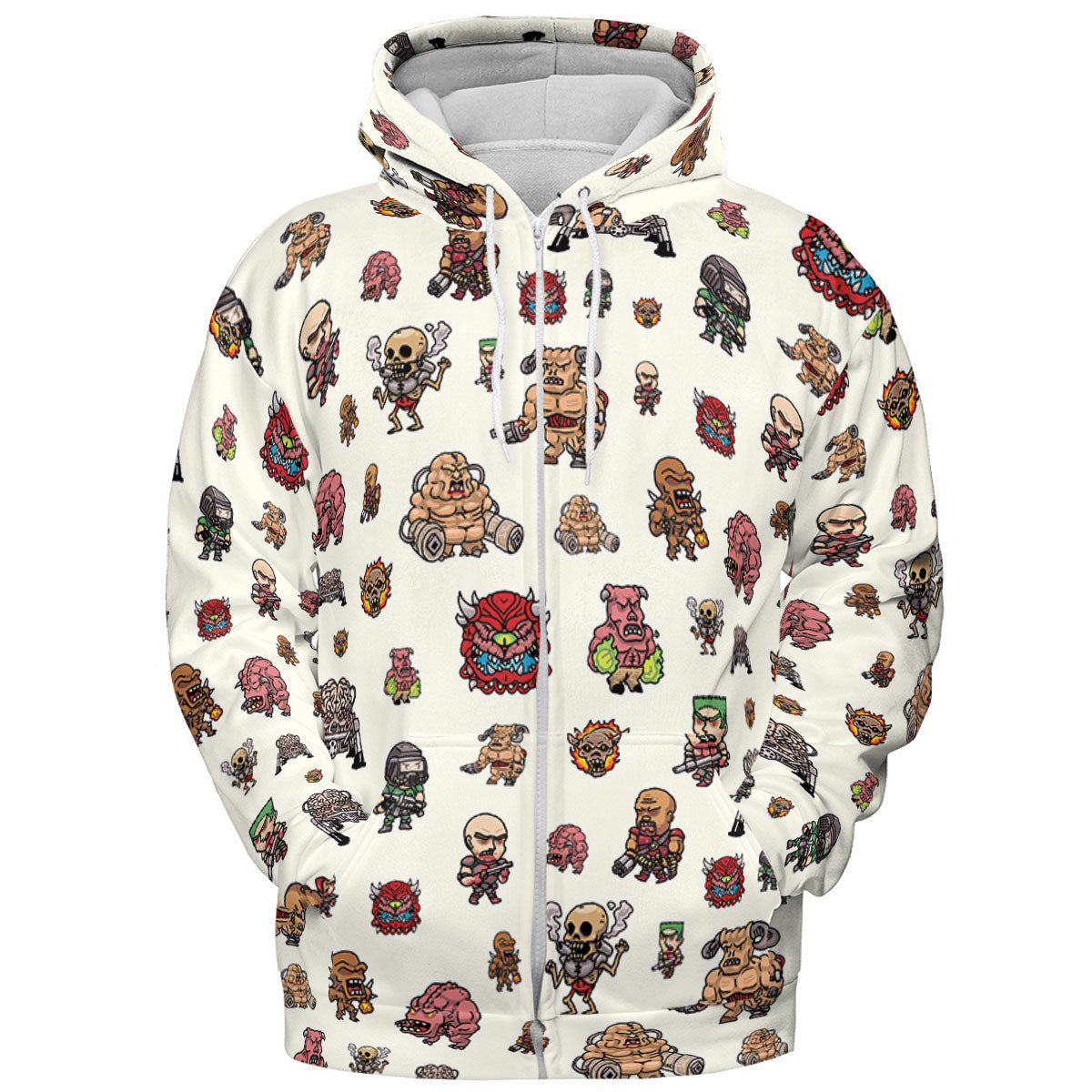 Doom Chibi Characters All-over Print Hoodie