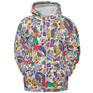 Aloha Garfield And Odie All-over Print Hoodie