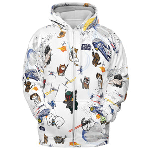Star Wars Cats All-over Print Hoodie
