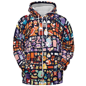 Mario Colors Super Mario All-over Print Hoodie