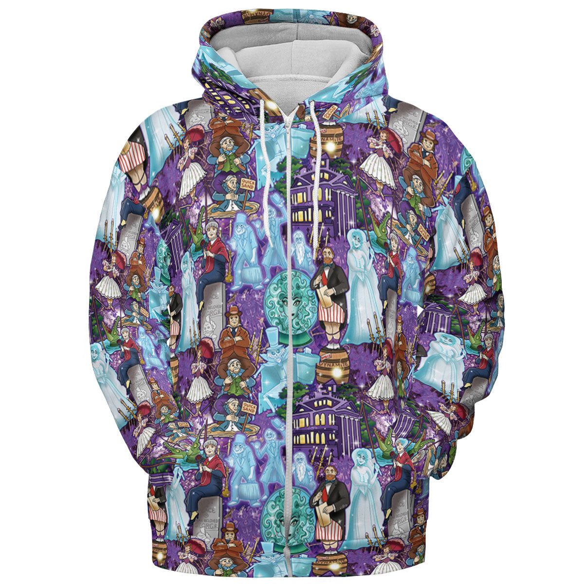 Foolish Mortal Supply Haunted Mansion All-over Print Hoodie