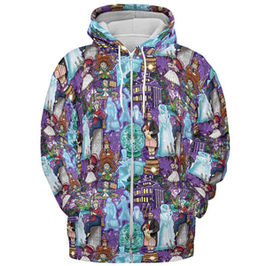 Foolish Mortal Supply Haunted Mansion All-over Print Hoodie