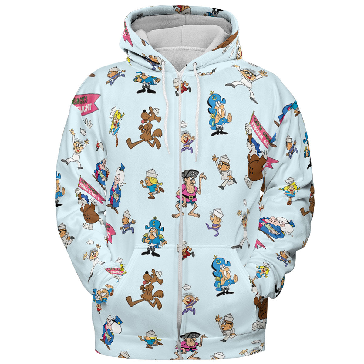 Cereal Cap'n Crunch Characters All-over Print Hoodie