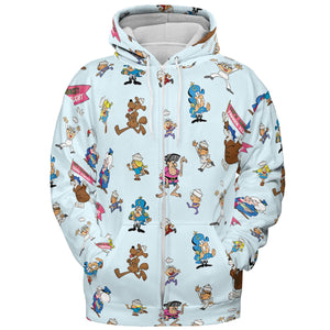 Cereal Cap'n Crunch Characters All-over Print Hoodie