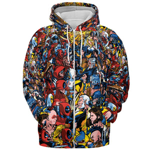 70 Variants and Bloodlines All-over Print Hoodie