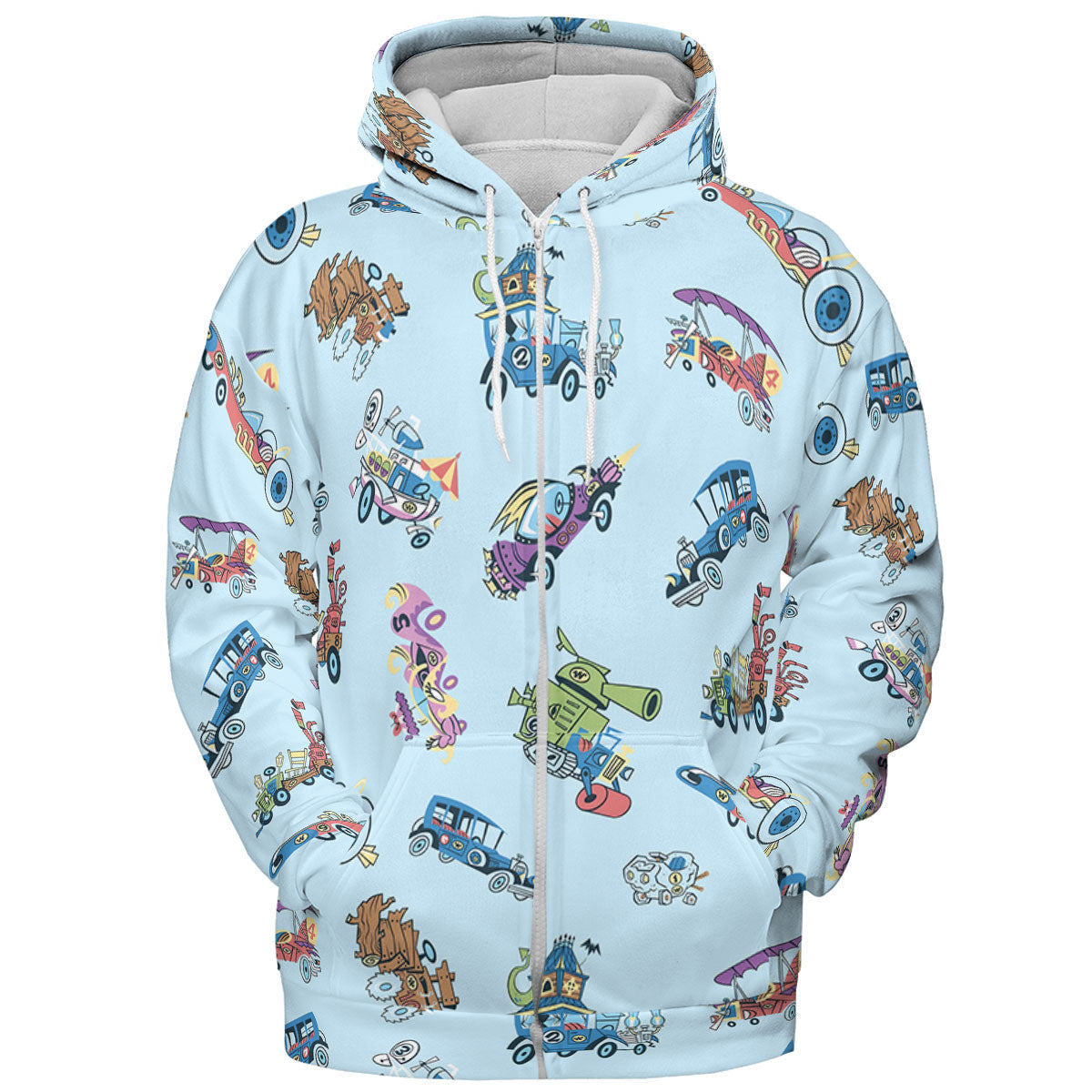 W is for Wacky Races All-over Print Hoodie