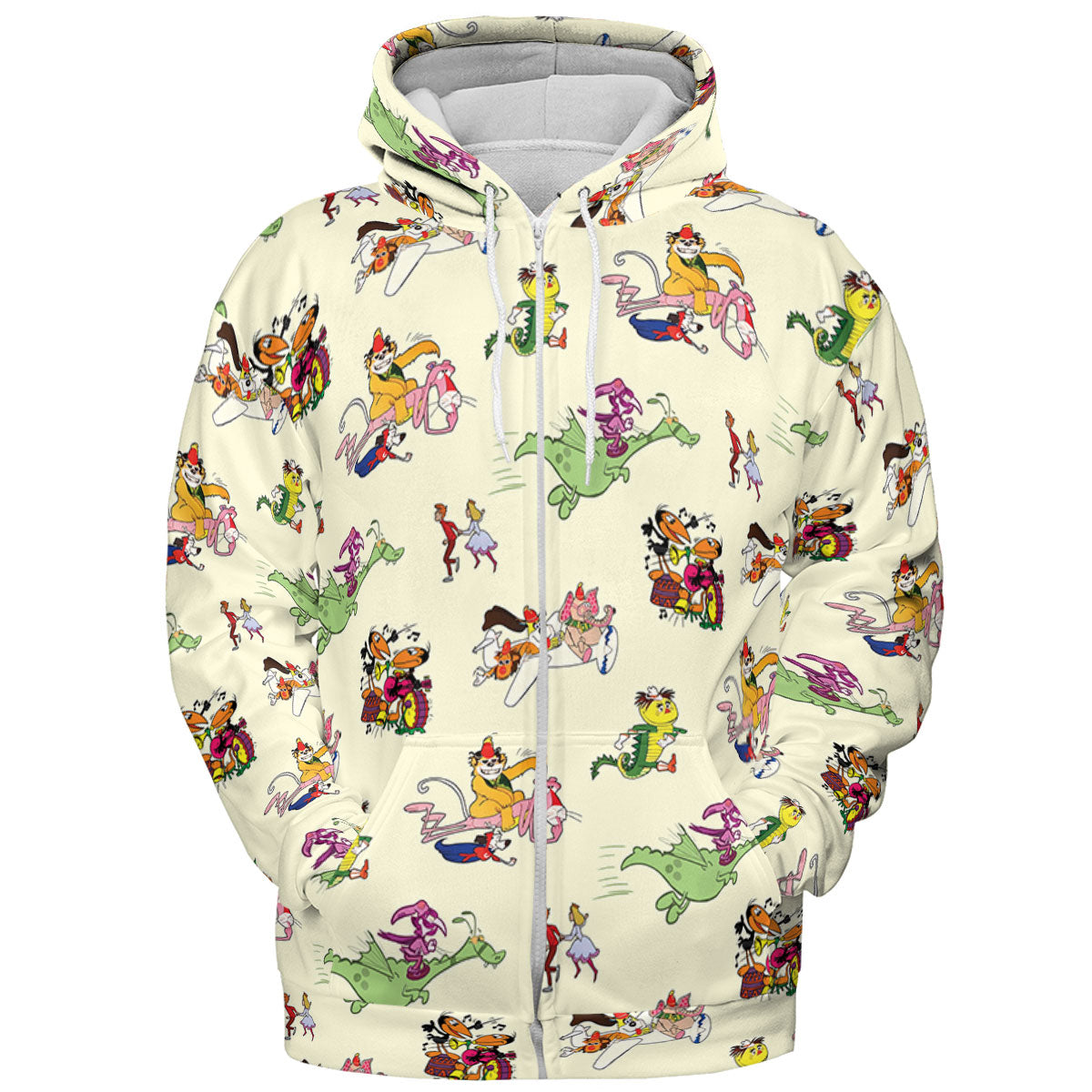 NBC Vintage Cartoon All-over Print Hoodie