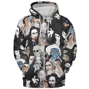 Faces The Phantom of Opera All-over Print Hoodie