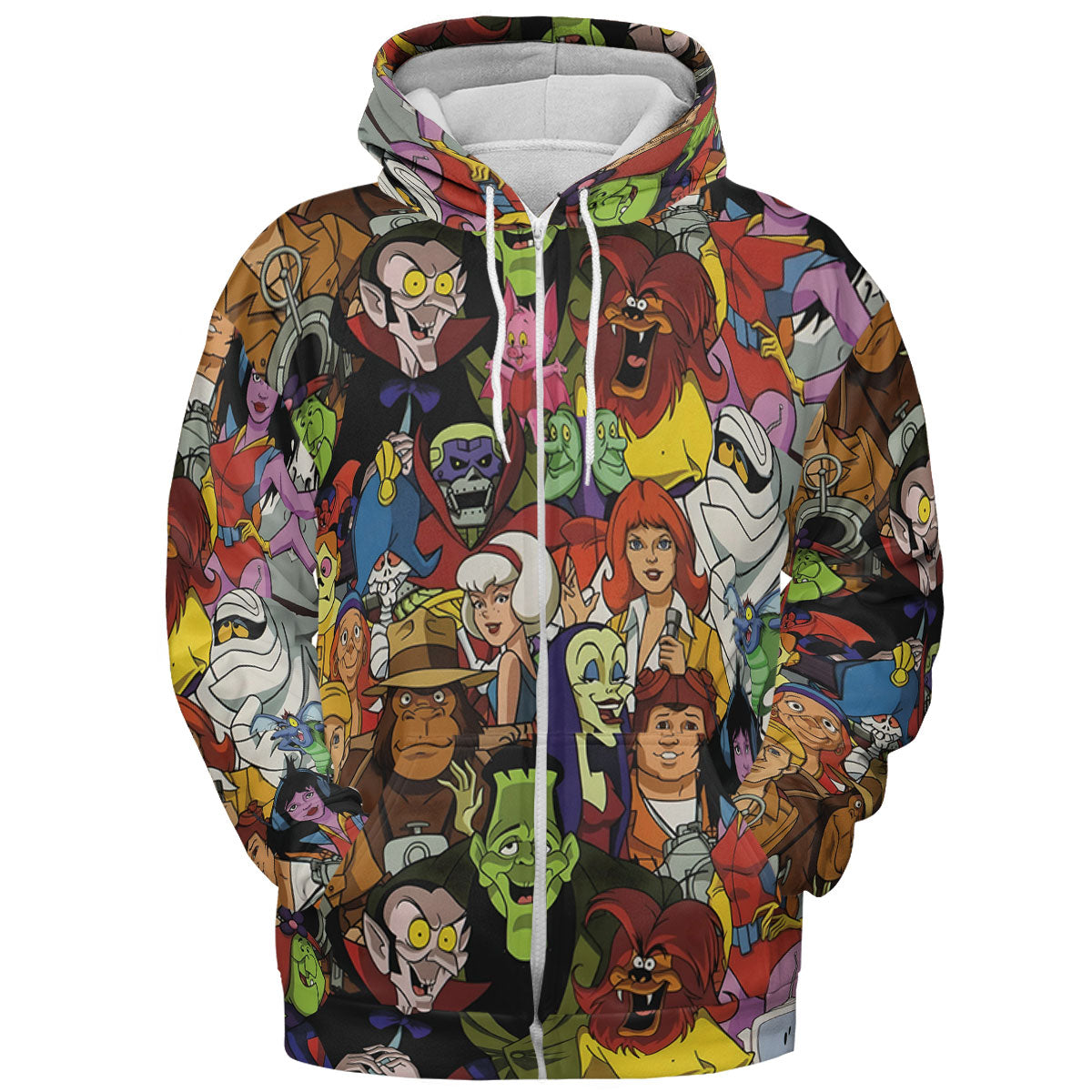 Frightfully Funny Ghostbusters Groovie Goolies All-over Print Hoodie