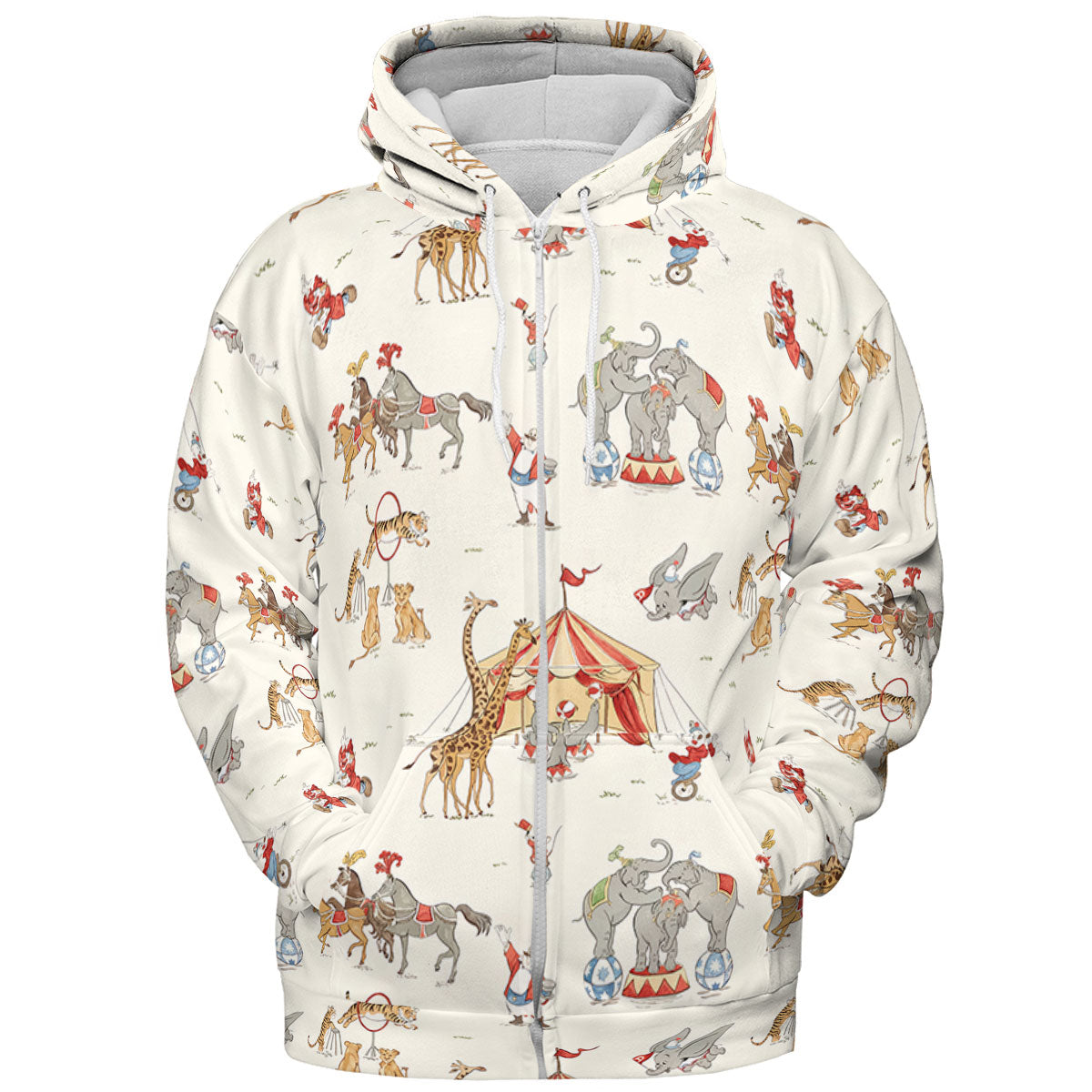 Nostalgic Circus Dumbo All-over Print Hoodie
