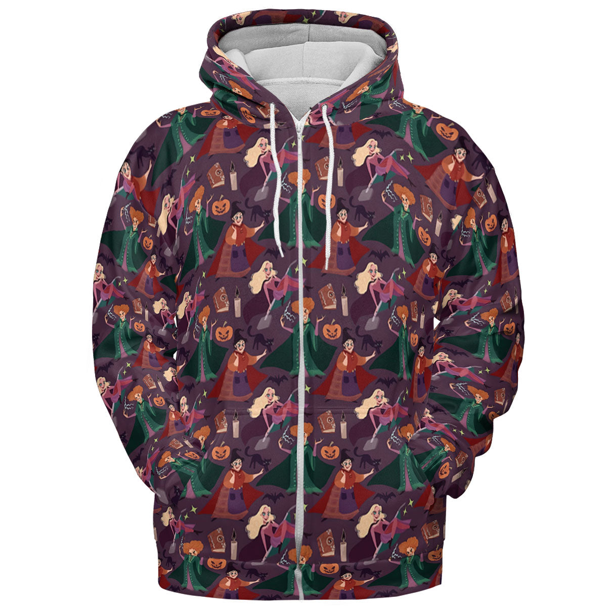 Sanderson Sisters Pattern All-over Print Hoodie