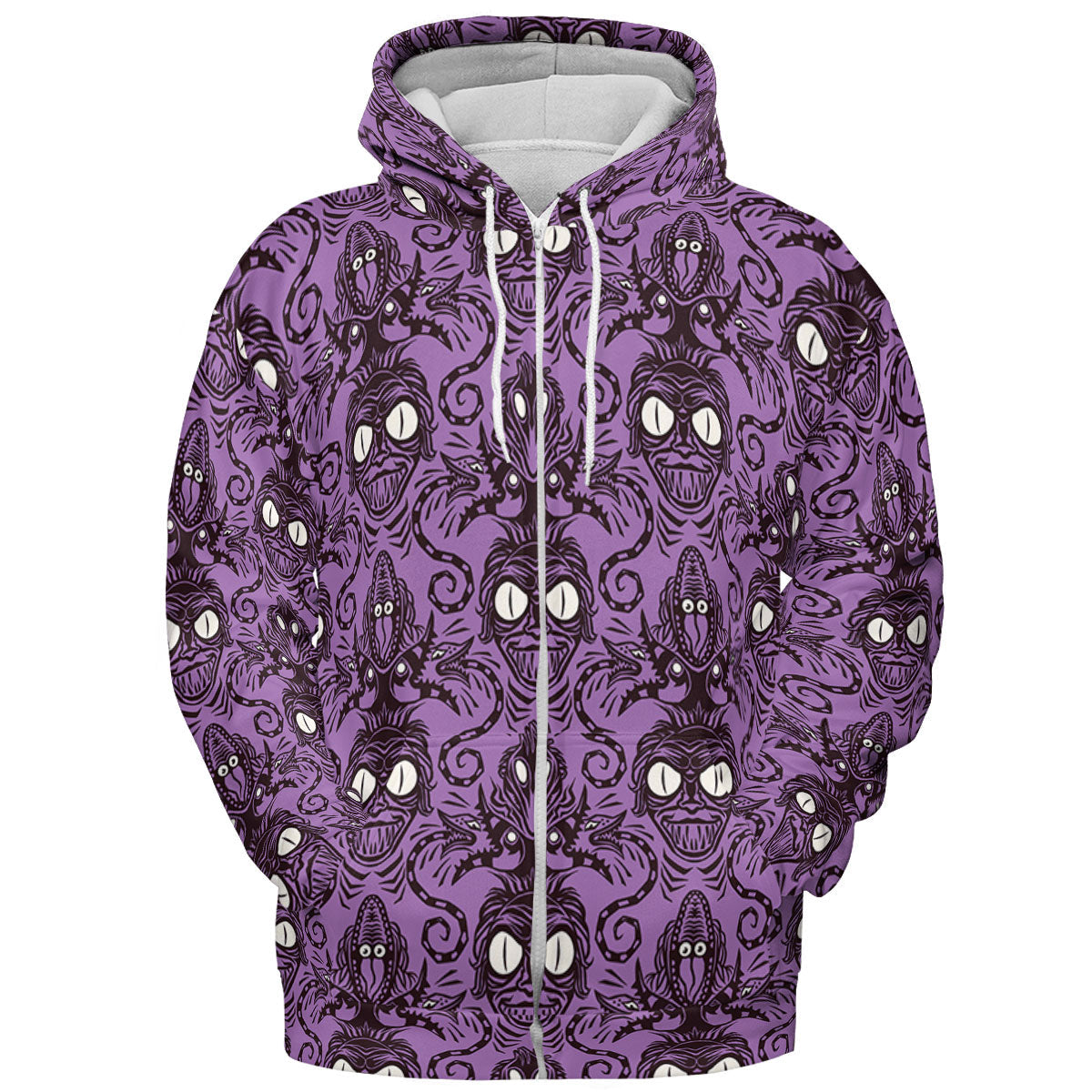 Beetlejuice Haunted Mansion Themed All-over Print Hoodie