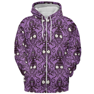 Beetlejuice Haunted Mansion Themed All-over Print Hoodie