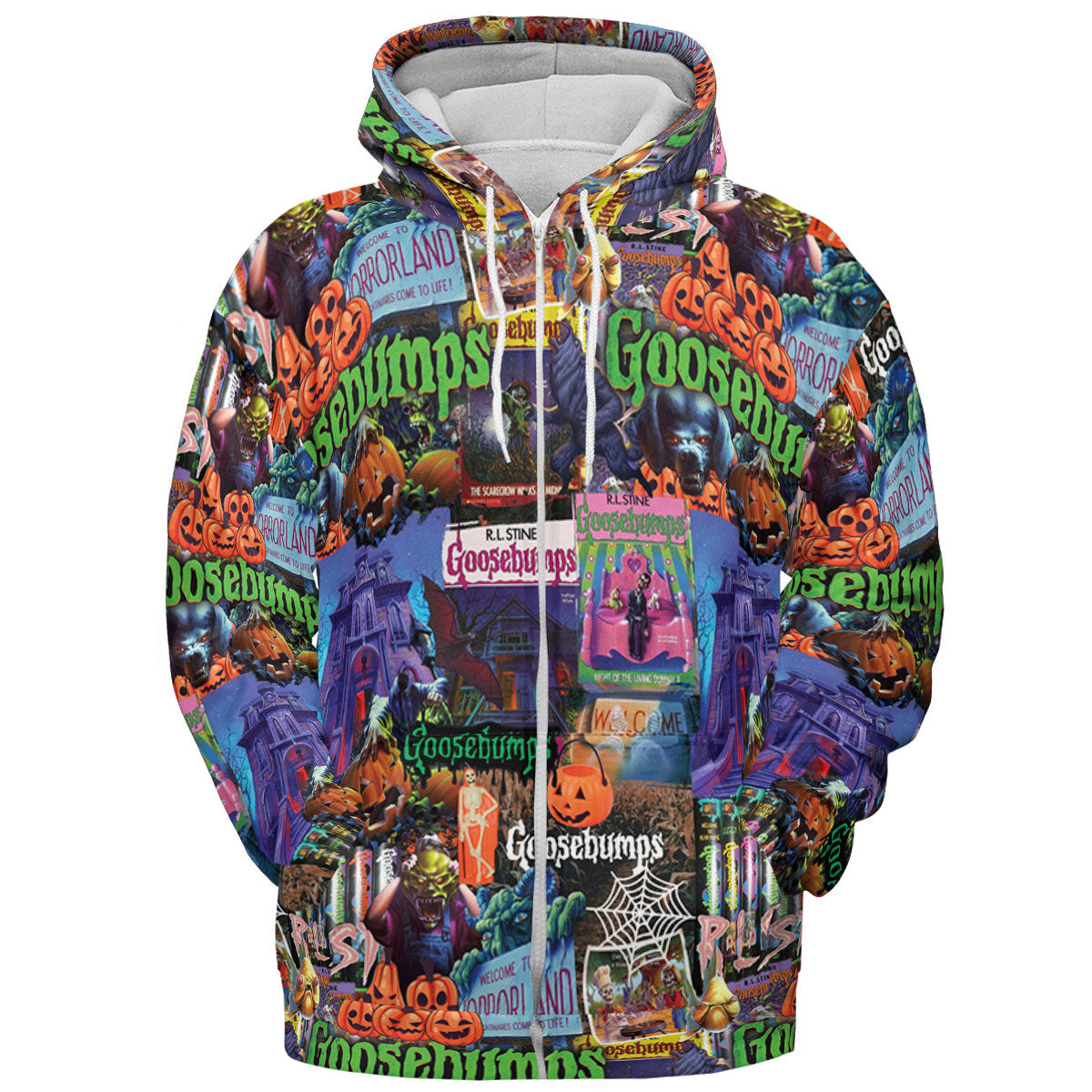 Goosebumps Pattern All-over Print Hoodie
