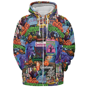 Goosebumps Pattern All-over Print Hoodie