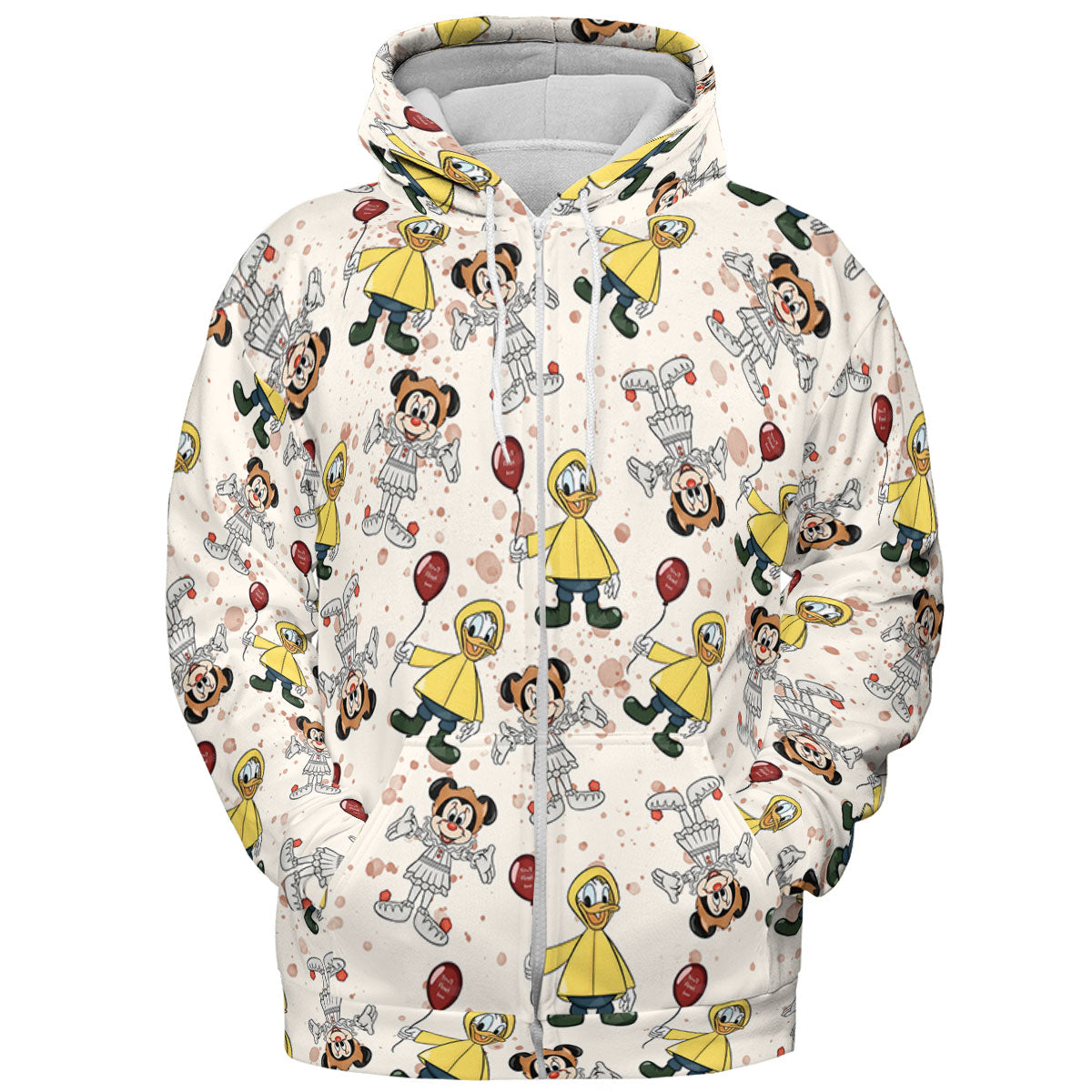 Mouse Clown All-over Print Hoodie