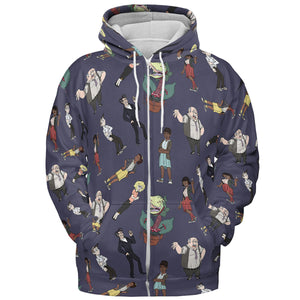 Little Shop Of Horror Characters All-over Print Hoodie