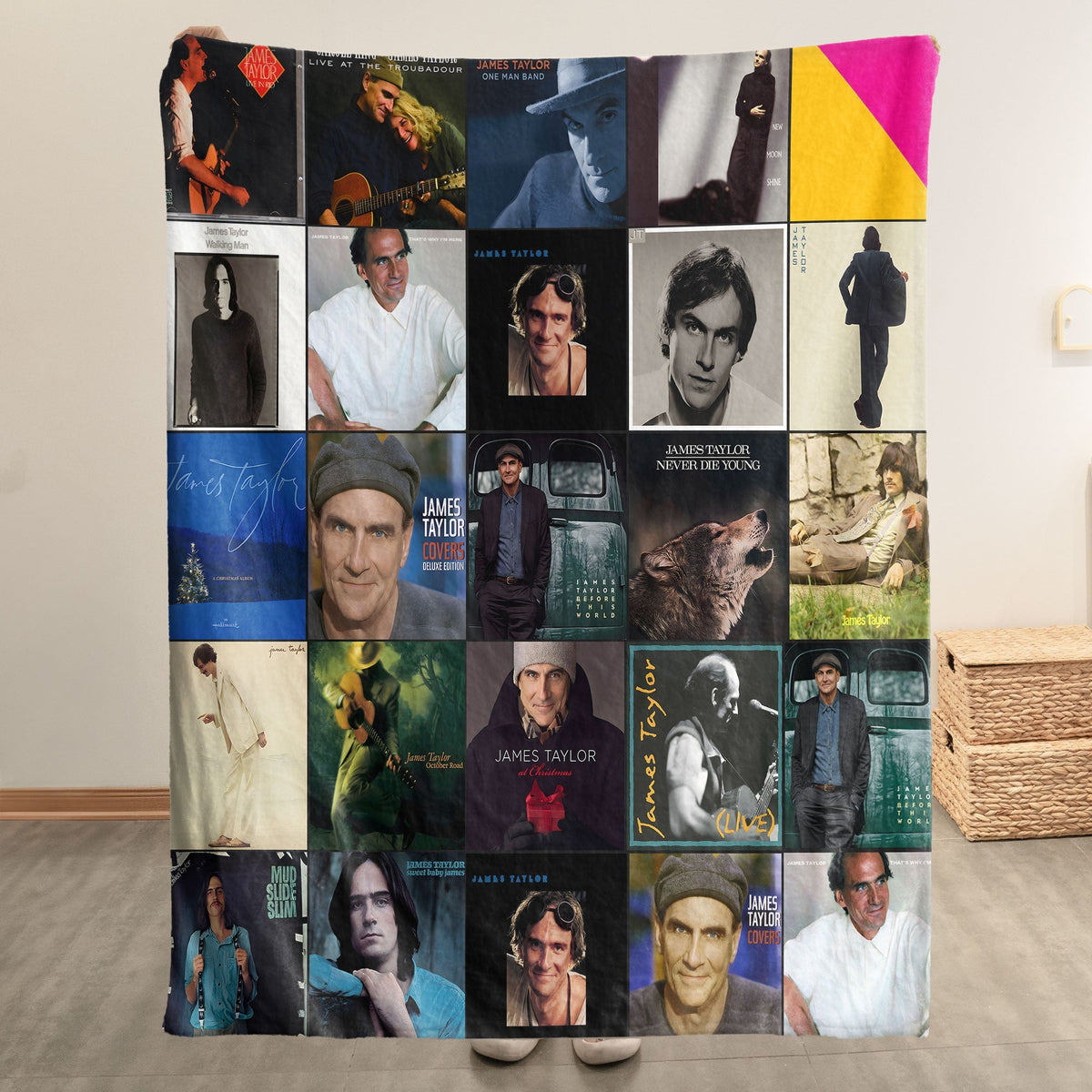 James Taylor Sherpa Blanket A Warm Folk-Rock Tribute for True Fans