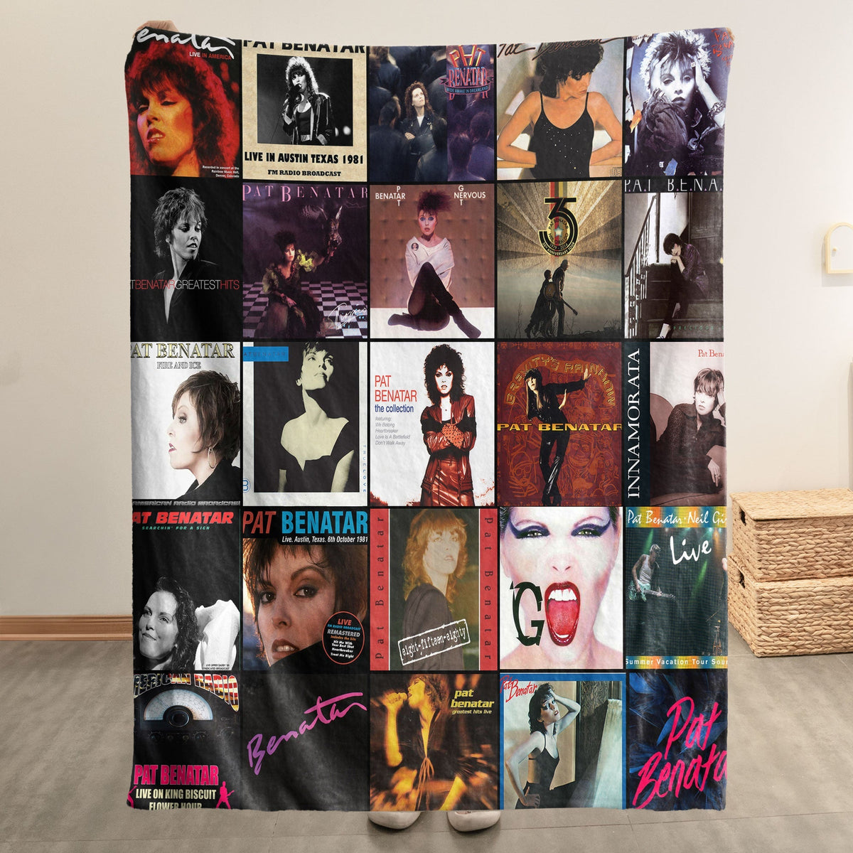 Pat Benatar Sherpa Blanket A Fierce Rock-’n’-Roll Throwback