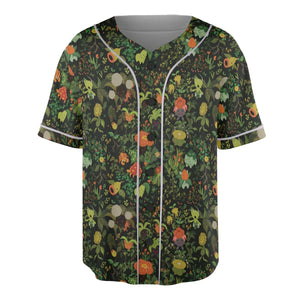 Grass Pokemon Patterns Unisex Baseball Jersey