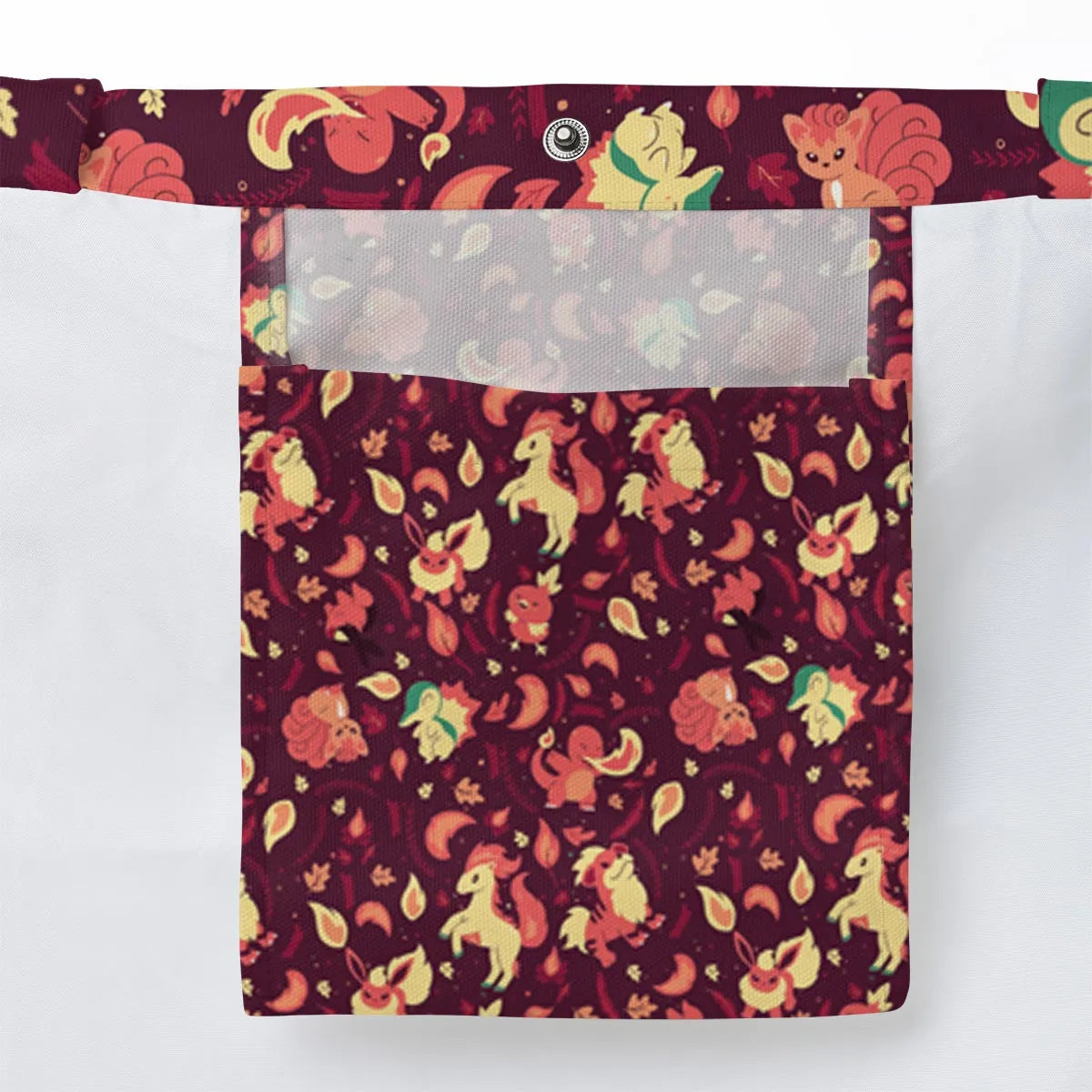 Fire Pokemon Pattern Large Tote Bag