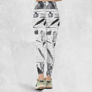 Nevermore The Raven Edgar Allan Poe Legging