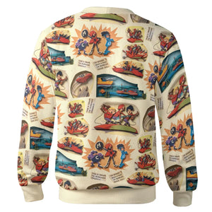 Retro Cartoons The Impossibles Cardigan