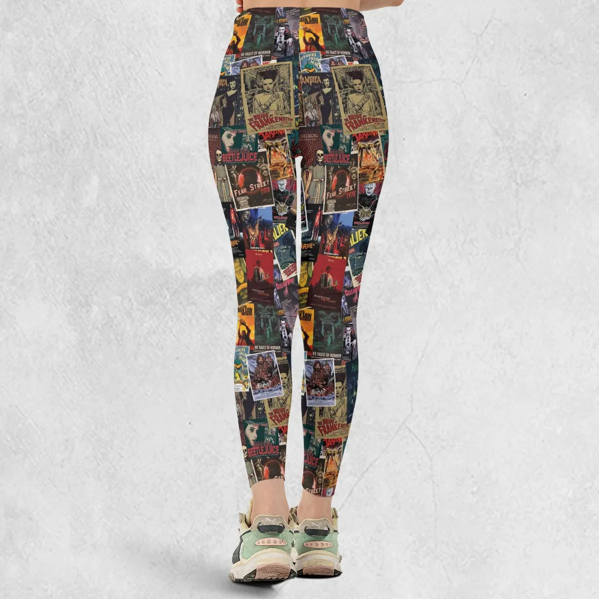Vintage Horror Pattern Legging