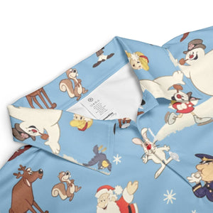 Frosty the Snowman Christmas Characters AOP Men/Women Polo Shirt