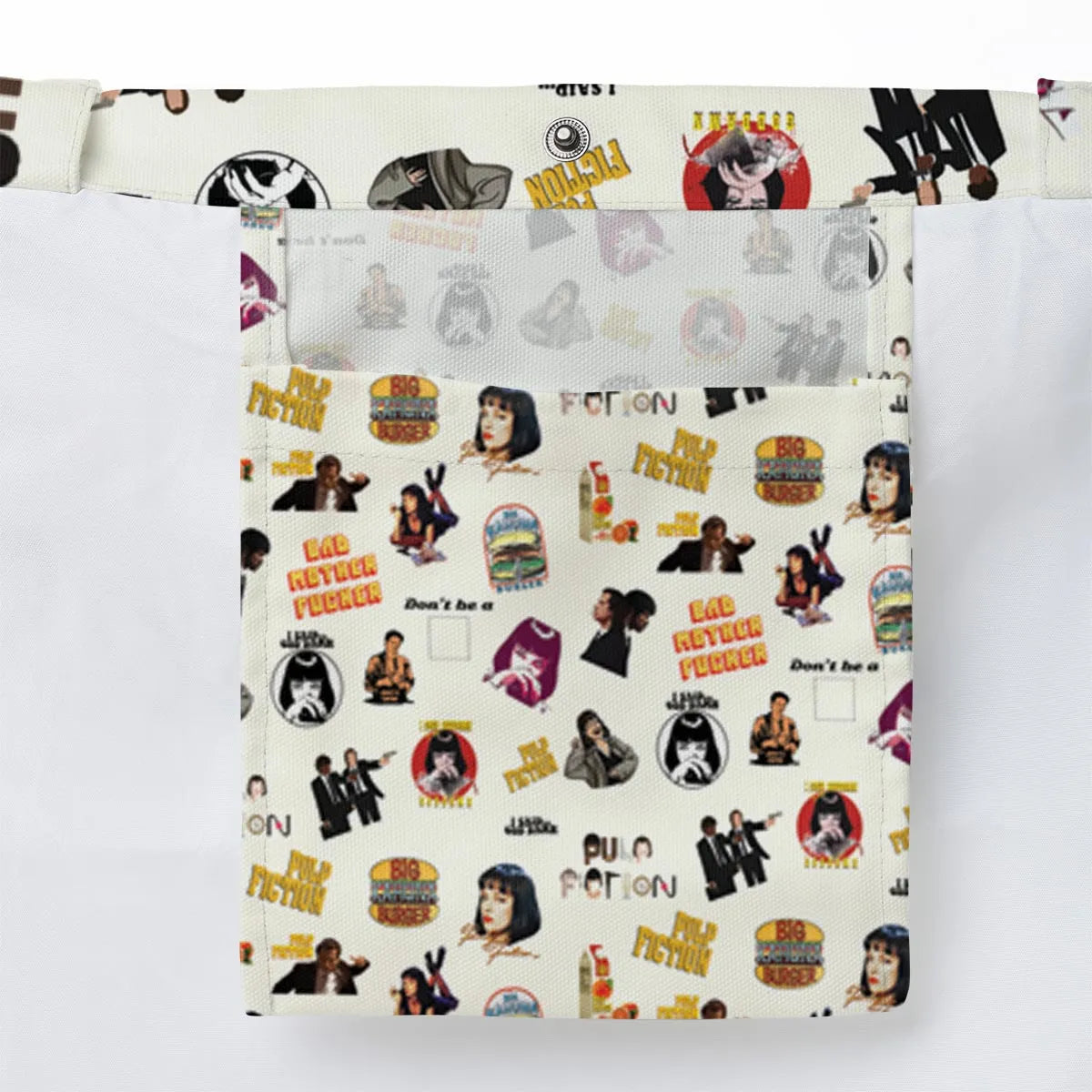 Pulp Fiction Pattern Large Tote Bag