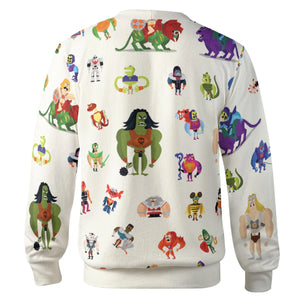 He-Man & Masters Of The Universe Characters Pattern Cardigan