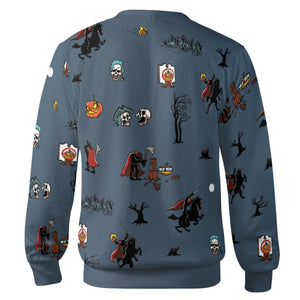 Headless Horseman Ichabod and Mr. Toad Cardigan