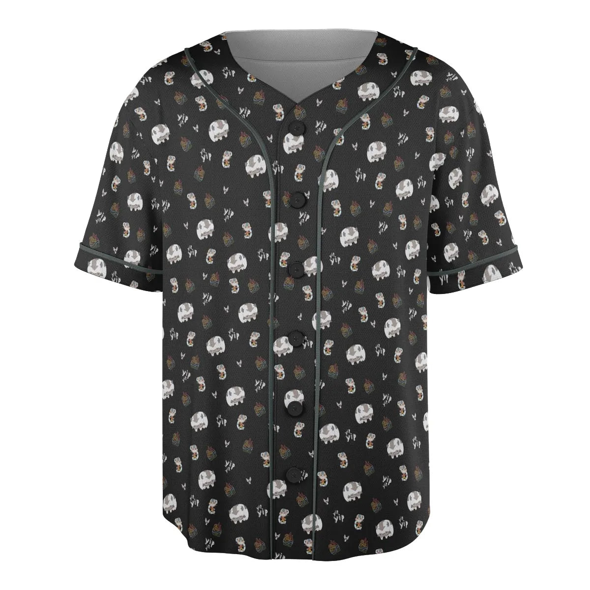 Appa Yip Yip Avatar Pattern Unisex Baseball Jersey