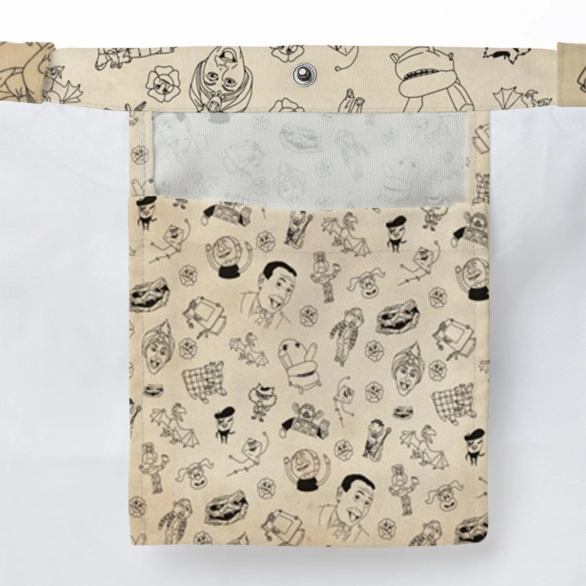 Pee-Wee's Playhouse Characters Large Tote Bag