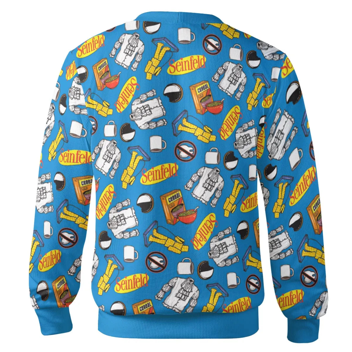 Jerry Seinfeld Comedian Pattern Cardigan