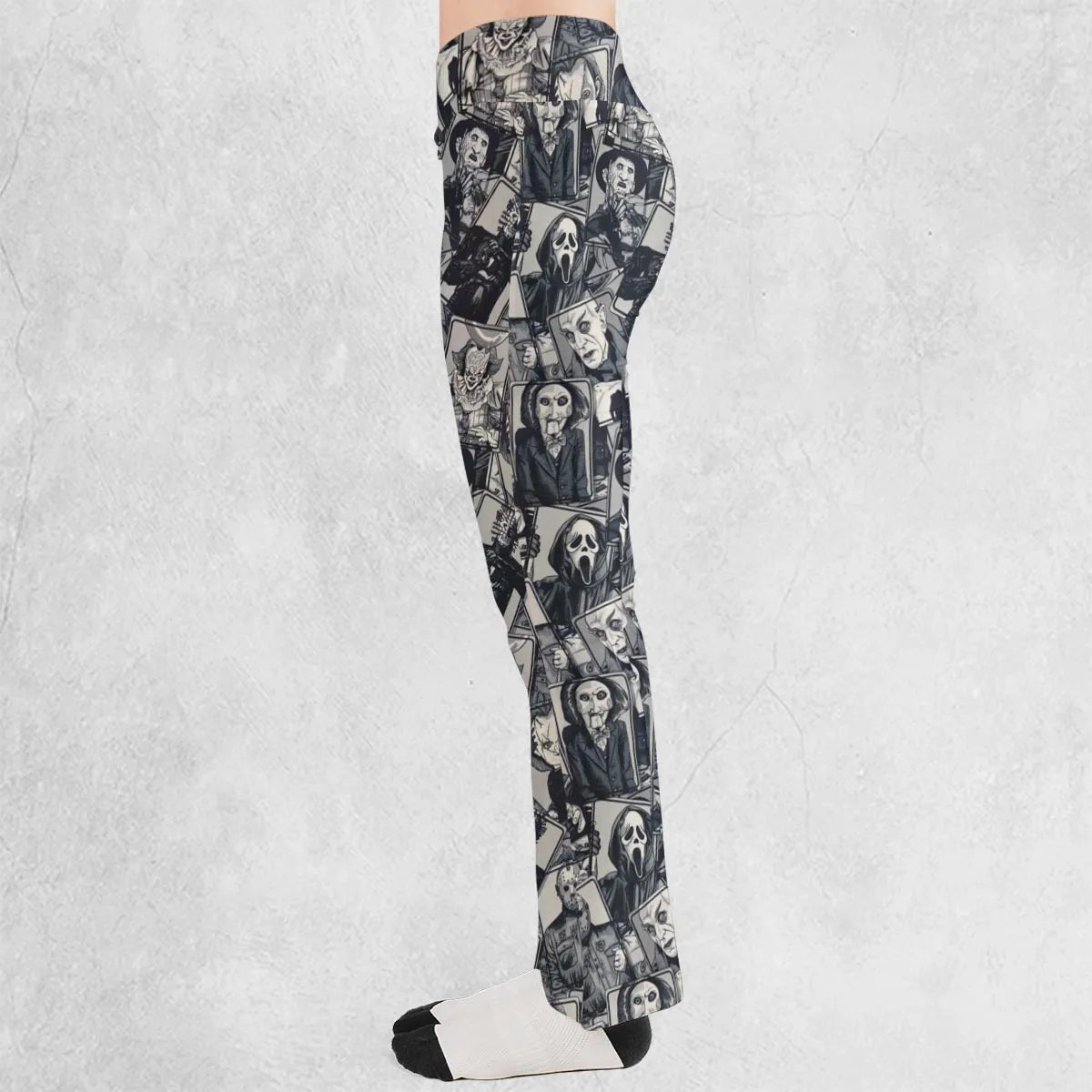 Halloween Horror Villains Flare Leggings